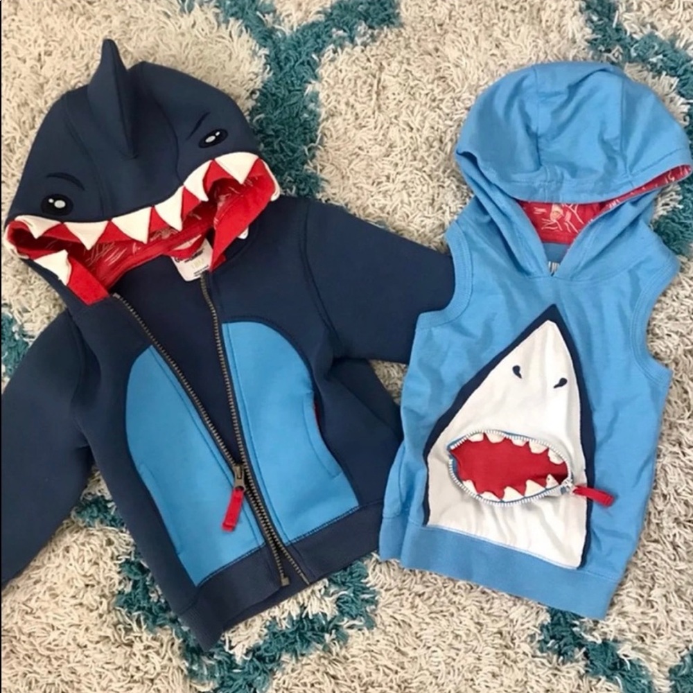 Genuine kids by OshKosh shark hoodie